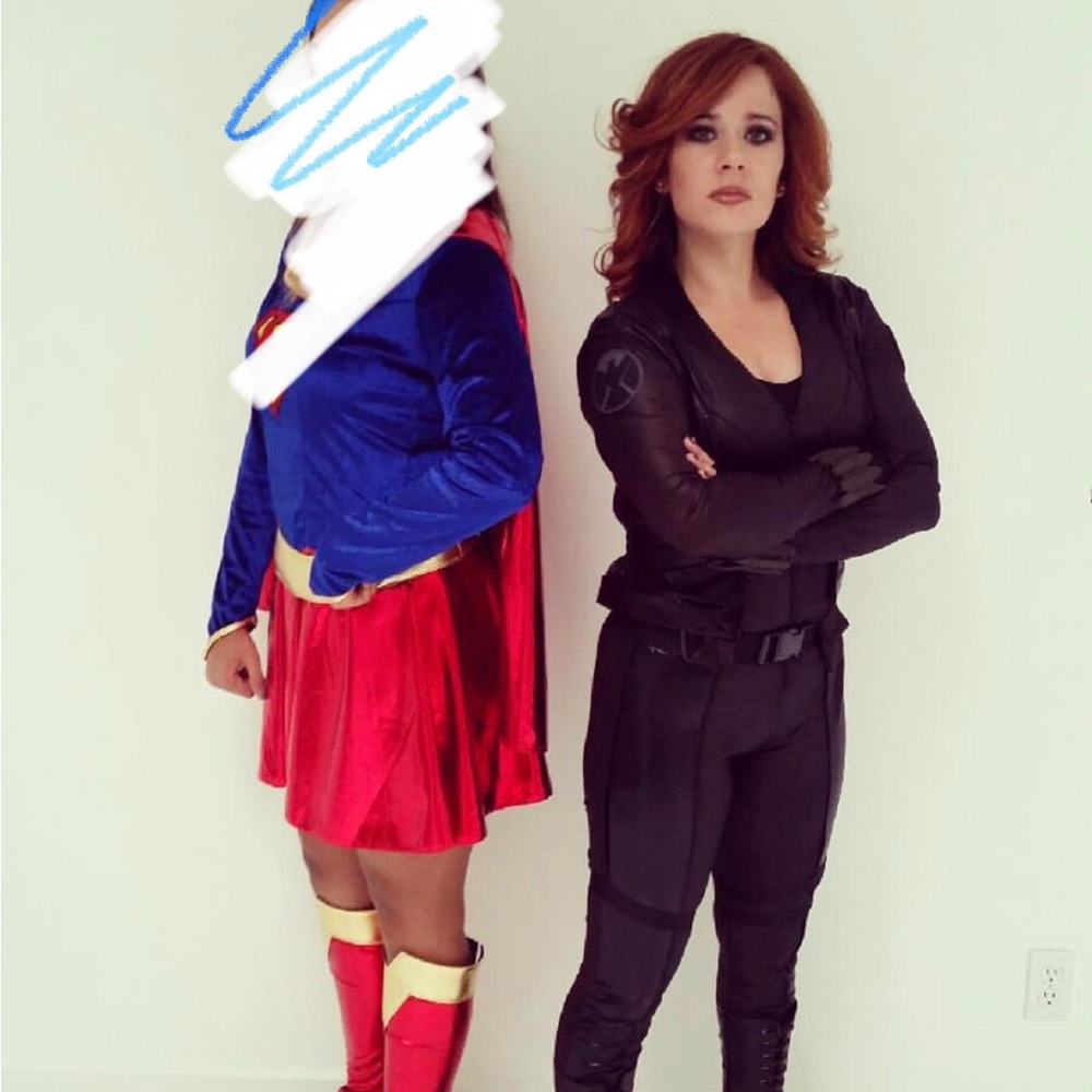 Women’s size small black widow Halloween costume